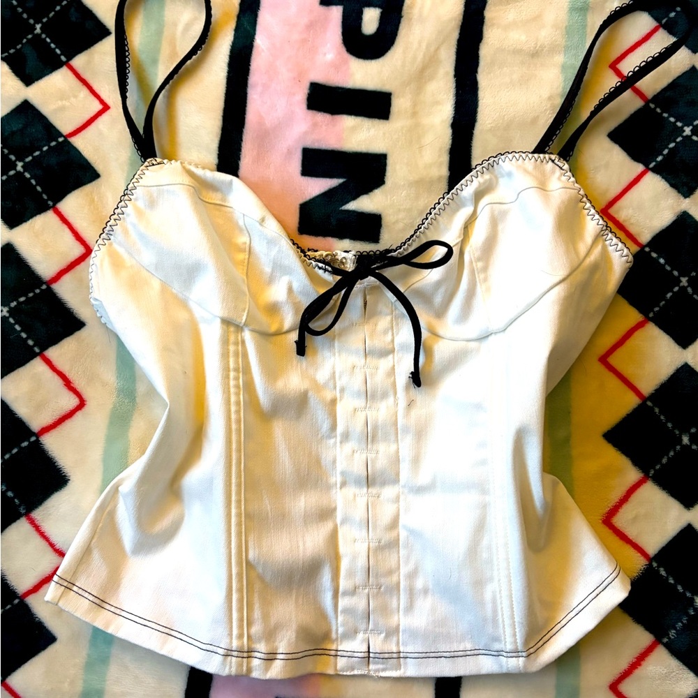 White Fox Man Down Bustier